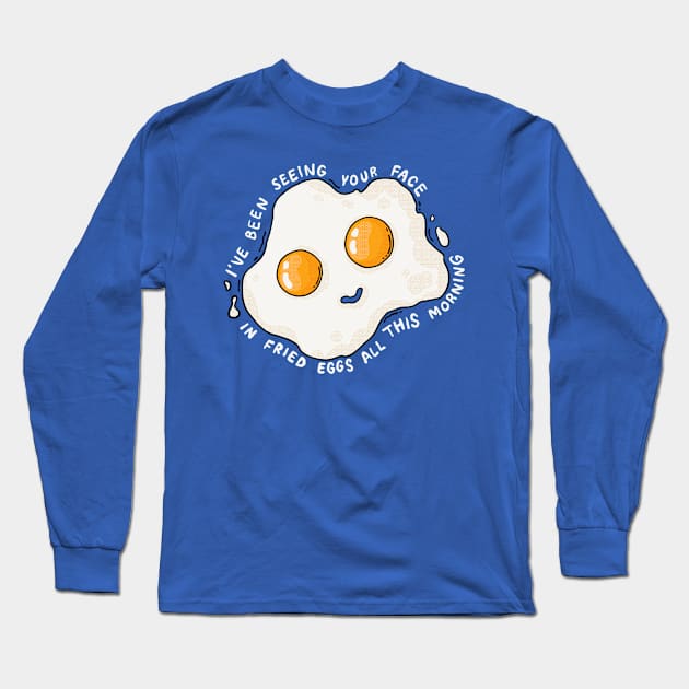 Egg Face Long Sleeve T-Shirt by Tania Tania